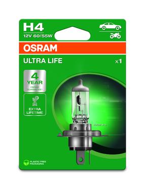Automobilio lemputė Osram 64193ULT-1BL, halogeninė, skaidri sp., 12 V
