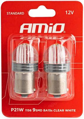 Automobilio lemputė AMiO Standard 02953, led, balta sp., 12 V