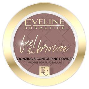Bronzējošais pūderis Eveline Feel The Bronze, mīkstā formula atvieglos uzklāšanu un padarīs efektu dabīgu, 02 chocolate cake, 4 g