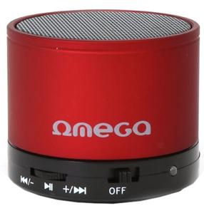 Беспроводной динамик Omega OG47B, красный цв., 3 Вт