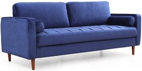 Sofa Hanah Home Rome 560ARE1333, tamsiai mėlyna sp., 90 x 215 cm x 70 cm