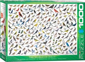 Pusle Eurographics The World of Birds 6000-0821, 67.6 cm x 48.9 cm, 1000 tk, mitmevärviline