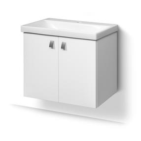 Шкафчик для ванной с раковиной Riva Sense, белый цв., 35 см x 61.2 см x 50 см