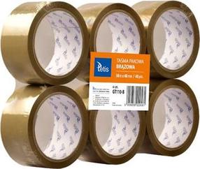 Pakavimo juosta Tetis, vienpusė, 300 m x 48 mm x 48