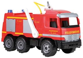 Rotaļu ugunsdzēsēju mašīna Lena Giga Truck 02058EC, sarkana krās.