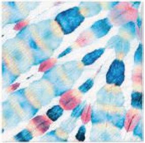 Popierinės servetėlės Paw Decor Collection Tie-Dye Feather, 33 cm x 33 cm, įvairių spalvų, 20 vnt.