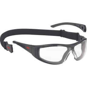 Aizsargbrilles JSP Stealth Hybrid AF, caurspīdīga krās./melna krās., Universāls izmērs