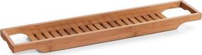 Vonios kambario lentyna Zeller Bamboo Spa, 70 cm x 4.5 cm x 14.3 cm, ruda sp.