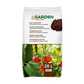 Turbasubstraat tomatitele/pipratele Garden Center, 20 l