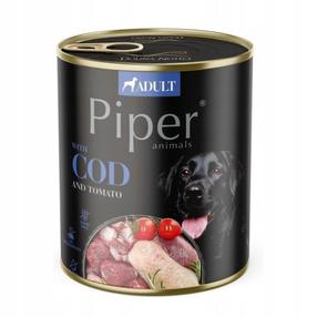 Šlapias šunų maistas Piper Adult 306627, menkė/pomidorai, 0.8 kg