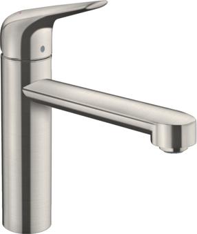 Köögisegisti Hansgrohe Focus M42 ComfortZone 120, roostevaba teras v.