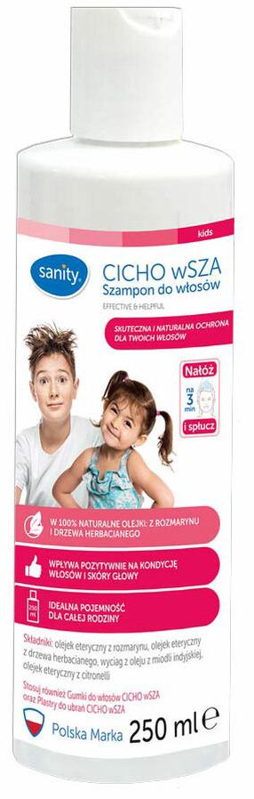 Laste šampoon Sanity CICHO wSZA, 250 ml