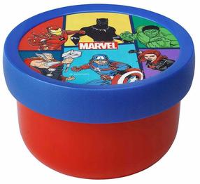 Konteiners pārtikai, ar galda piederumiem Mepal Campus Avengers, 0.3 l, 6.7 cm x 6.7 cm, daudzkrāsaina