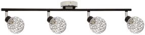 Valgusti lagi Virgo, G9, 4 x 40 W, must v./kroom v. / must v.