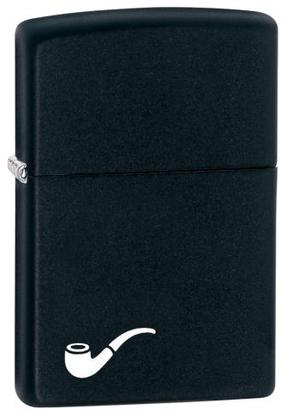 Šķiltava Zippo Lighter 218PL, balta krās./melna krās.