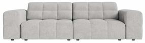 Sofa Cosmopolitan Design Chicago Chenille Eden 17, sidabro sp., 102 x 212 cm x 78 cm