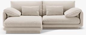 Kampinė sofa Micadoni Torino MIC_LC_184_F1_TORINO1, ecru sp., kairinė, 250 x 170 cm x 83 cm
