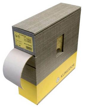Smilšpapīra rullis Klingspor PS 73 BWF, 320, 2500 cm x 11.5 cm, Ø 11.5 cm