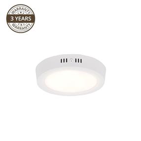 Pinnapealne LED-paneel lagi ja seinad Domoletti Ledo DLED-43, LED, 3000 °K, 1 x 12 W, valge v. / valge v.