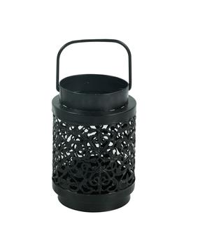 Laterna Domoletti 53000009546, metāls, 15 cm, melna krās.