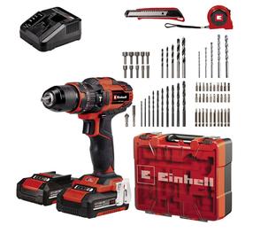 Аккумуляторная ударная дрель-шуруповерт с батареей Einhell TE-CD 18, 18 В, 2 Ah