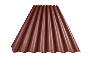 Neasbestinis lakštas Eternit, ruda sp./raudona sp., 175 cm x 113 cm x 0.6 cm