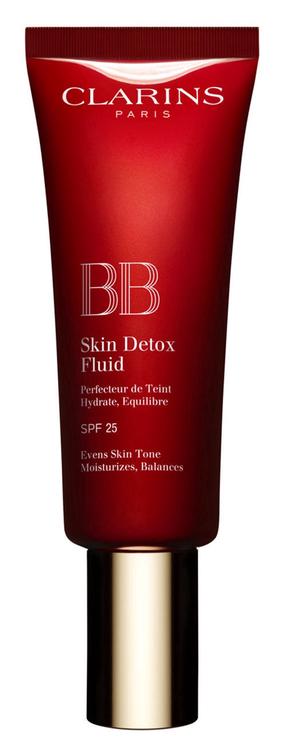 BB kreem Clarins BB Skin Detox Fluid SPF25, medium v., 02, 45 ml