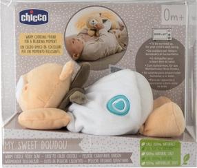 Mīļlupatiņa, lācis Chicco My Sweet Doudou, brūna krās./balta krās.