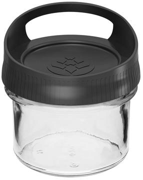 Birių produktų indas Browin 132245, 0.235 l, skaidri sp./juoda sp.