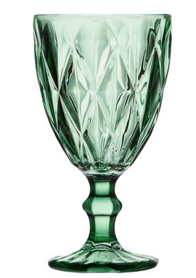 Vīna glāze Ambition Diamond Green, stikls, 0.340 l