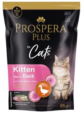 Mitrā kaķu barība Prospera Plus Cat Pouch, pīles gaļa, 0.085 kg