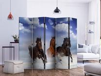 Fototapetas Artgeist Horses In The Snow II Paraventtc1901, 172 cm x 225 cm