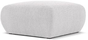 Pufas Micadoni Home Molino Boucle, šviesiai pilka sp., 75 cm x 75 cm x 36 cm