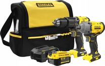 Akumuliatorinių įrankių rinkinys su akumuliatoriumi Stanley SFMCK217M1S-QW, 20 V, 4 Ah, 2 vnt.