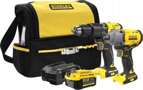 Akumuliatorinių įrankių rinkinys su akumuliatoriumi Stanley SFMCK217M1S-QW, 20 V, 4 Ah, 2 vnt.