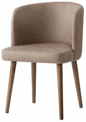 Kėdžių rinkinys Kalune Design Zen 4232 974NMB1948, matinė, smėlio sp., 57 cm x 57 cm x 81 cm, 2 vnt.