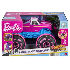 Rc maastikuauto Mattel Barbie Hot Wheels Monster Trucks, 1:24, roosa v.