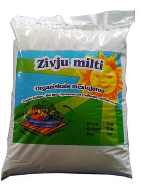Органические удобрения для овощей, для земли Fish Meal, порошковые, 2 кг