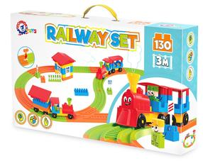 Игрушечный поезд с рельсами Technok Railway Set 1240, многоцветный