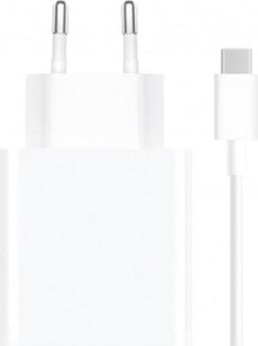 Зарядное устройство для телефона Xiaomi EU Charger, USB-A/2 x USB-C, 5.39 см, белый цв., 67 Вт