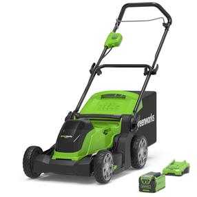 Akumulatora zāles pļāvējs Greenworks G40LM41K2, 41 cm