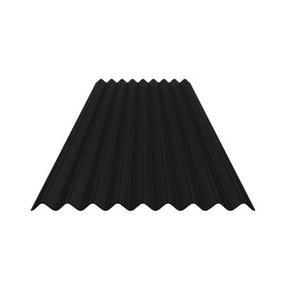 Gofrēta bitumena loksne Gutta GUTTAPRAL K9, melna krās., 200 cm x 85 cm x 0.26 cm