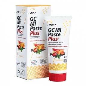 Зубная паста, зубной крем с фтором GC Mi Paste Plus Recaldent, различные фруктовые вкусы, 35 мл