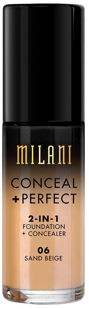Skystas makiažo pagrindas Milani Conceal + Perfect, 06 sand beige, 30 ml