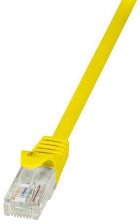 Провод Logilink CAT 6 U/UTP RJ-45 8P8C, RJ-45 8P8C, 7.5 м, желтый цв.