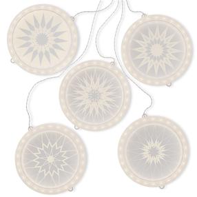 Lempučių girlianda AmeliaHome Mandala, 1.5 m, balta sp., 5 LED
