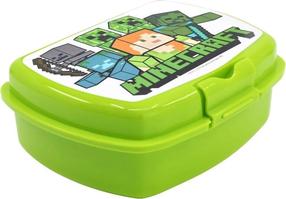 Konteiner toidu jaoks Stor Minecraft, 17 cm x 13 cm, roheline v.