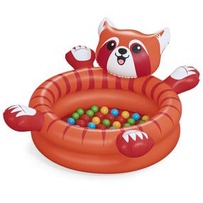 Täispuhutav mänguväljak Bestway Red Panda, 107 cm x 94 cm, punane v.