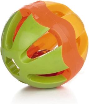 Žaislas šuniui, kamuoliukas Beeztees Wiggle Ball 805677, 13 cm, Ø 13 cm, žalia sp./oranžinė sp.