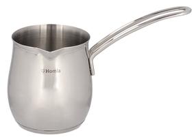 Katliņš pienam Homla Unero SS22 820576, 500 ml, Ø 8 cm, sudraba krās., nerūsējošais tērauds